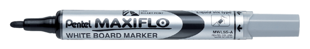 Viltstift Pentel MWL5S Maxiflo whiteboard rond 1mm zwart