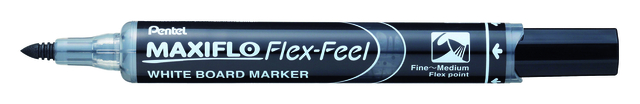 Marqueur tableau blanc Pentel Maxiflo MWL5SBF ogive 1,5-4,5mm noir