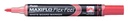 Whiteboardmarker Pentel MWL5SBF Maxiflo rond 1.5-4.5mm rood