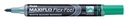 Whiteboardmarker Pentel MWL5SBF Maxiflo rond 1.5-4.5mm groen