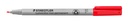 Viltstift Staedtler Lumocolor 316 non permanent F rood