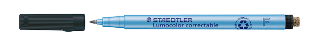 Viltstift Staedtler Lumocolor 305 non permanent correctable F zwart