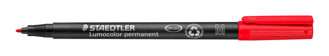Feutre Staedtler Lumocolor 317 permanent Medium rouge