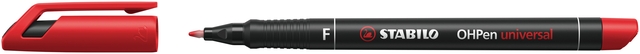 Feutre rétroprojecteur STABILO 842/40 permanent ogive Fin rouge