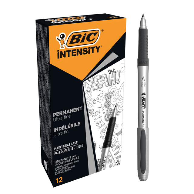 Marqueur CD BIC Intensity permanent Ultra Fin noir