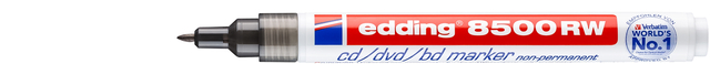 Feutre CD edding 8500 ogive 1mm noir