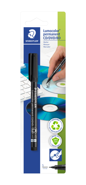 Feutre CD Staedtler 0,4mm noir