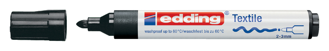 Marqueur Textile edding 4500 ogive 2-3mm noir