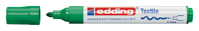 Textielmarker edding 4500 rond 2-3mm groen