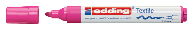 Textielmarker edding 4500 rond 2-3mm roze