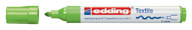 Textielmarker edding 4500 rond 2-3mm lichtgroen