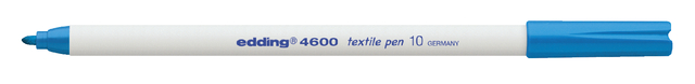 Textielmarker edding 4600 rond 1mm lichtblauw