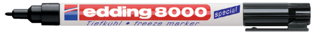 Marqueur pour Surgelés edding 8000 ogive 1mm noir