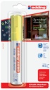 Marqueur Vitre edding 4090 biseau 4-15mm néon jaune blister 1 pièce