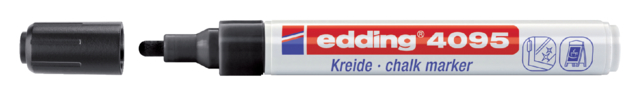 Krijtstift edding 4095 rond 2-3mm zwart