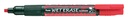 Marqueur Craie Pentel SMW26 1,5-4mm rouge