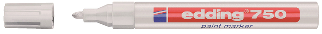 Marqueur peinture edding 750 à base d'huile 2-4mm blanc