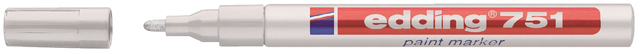 Marqueur peinture edding 751 à base d'huile 1-2mm blanc
