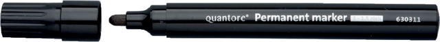 Permanent marker Quantore rond 1-1.5mm zwart