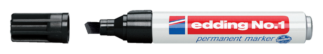 Marqueur edding 1 biseau 1-5mm noir
