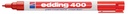 Marqueur Edding 400 ogive 1mm rouge