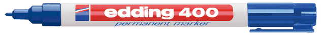 Marqueur edding 400 ogive 1mm bleu