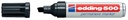 Viltstift edding 500 schuin 2-7mm zwart