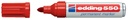 Marqueur edding 550 ogive 3-4mm rouge