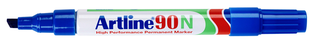 Marqueur Artline 90 biseauté 2-5mm bleu