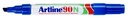 Marqueur Artline 90 biseauté 2-5mm bleu