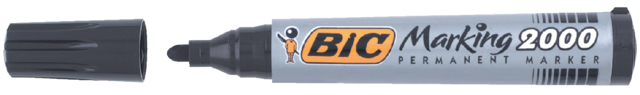 Viltstift Bic 2000 ecolutions rond large zwart