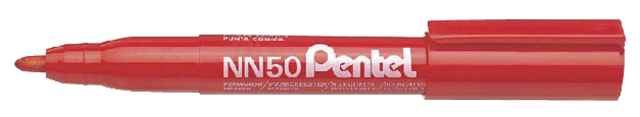 Viltstift Pentel NN50 rond 1.3-3mm rood