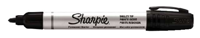 Viltstift Sharpie rond Pro 1.5-3mm zwart