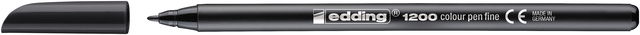 Feutre edding 1200 001 Fin noir