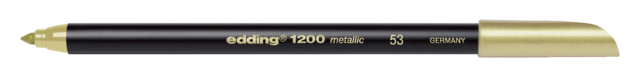 Fineliner edding 1200 053 fijn metallic goud