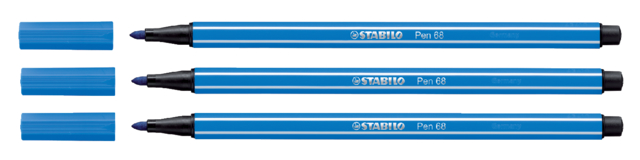 Feutre STABILO 68/41 bleu foncé