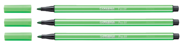 Feutre STABILO Pen 68/43 Medium vert feuille