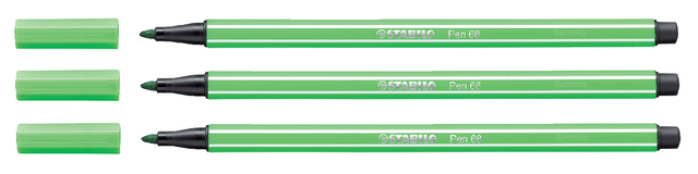Feutre STABILO Pen 68/43 Medium vert feuille