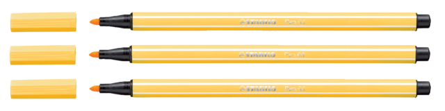 Feutre STABILO Pen 68/44 Medium jaune