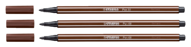 Feutre STABILO Pen 68/45 Medium marron