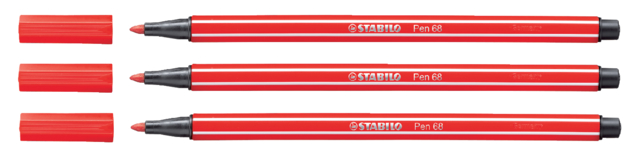 Feutre STABILO 68/48 rouge carmin