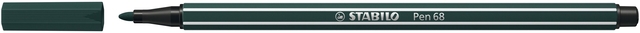Feutre STABILO Pen 68/63 Medium vert terre