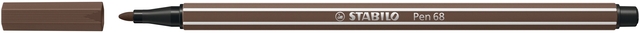 Feutre STABILO Pen 68/65 Medium marron foncé