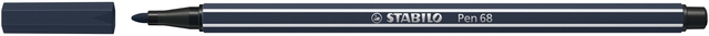 Feutre STABILO Pen 68/98 Medium gris payne