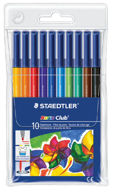 Viltstift Staedtler 326 10stuks assorti