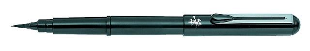 Pinceau Pentel Pocket Brush XGFKP/10 noir avec 2 cartouches blister