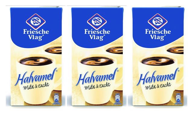 Koffiemelk Friesche Vlag halvamel 455ml