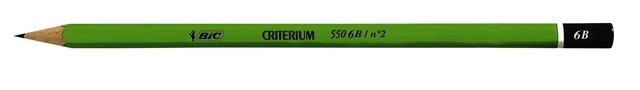 Crayon BIC Criterium 550 hexagonal 6B