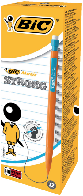 Vulpotlood Bic Matic strong HB 0.9mm inclusief stiften