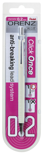 Portemine Pentel Orenz B 0,2mm blanc